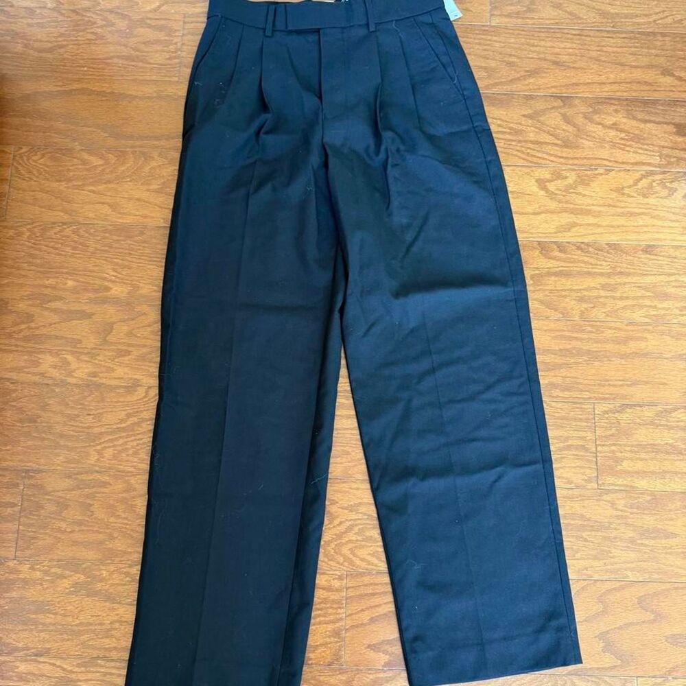 Acne-studios Men's Black and Navy Trousers